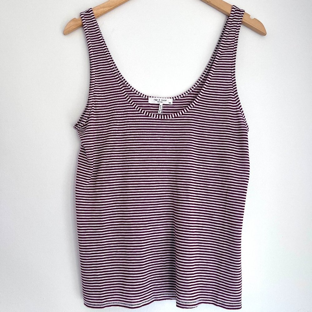 ❤️‍🔥 NWOT ❤️‍🔥 RAG & BONE Red Striped Tank Top - Size Medium & Large Available